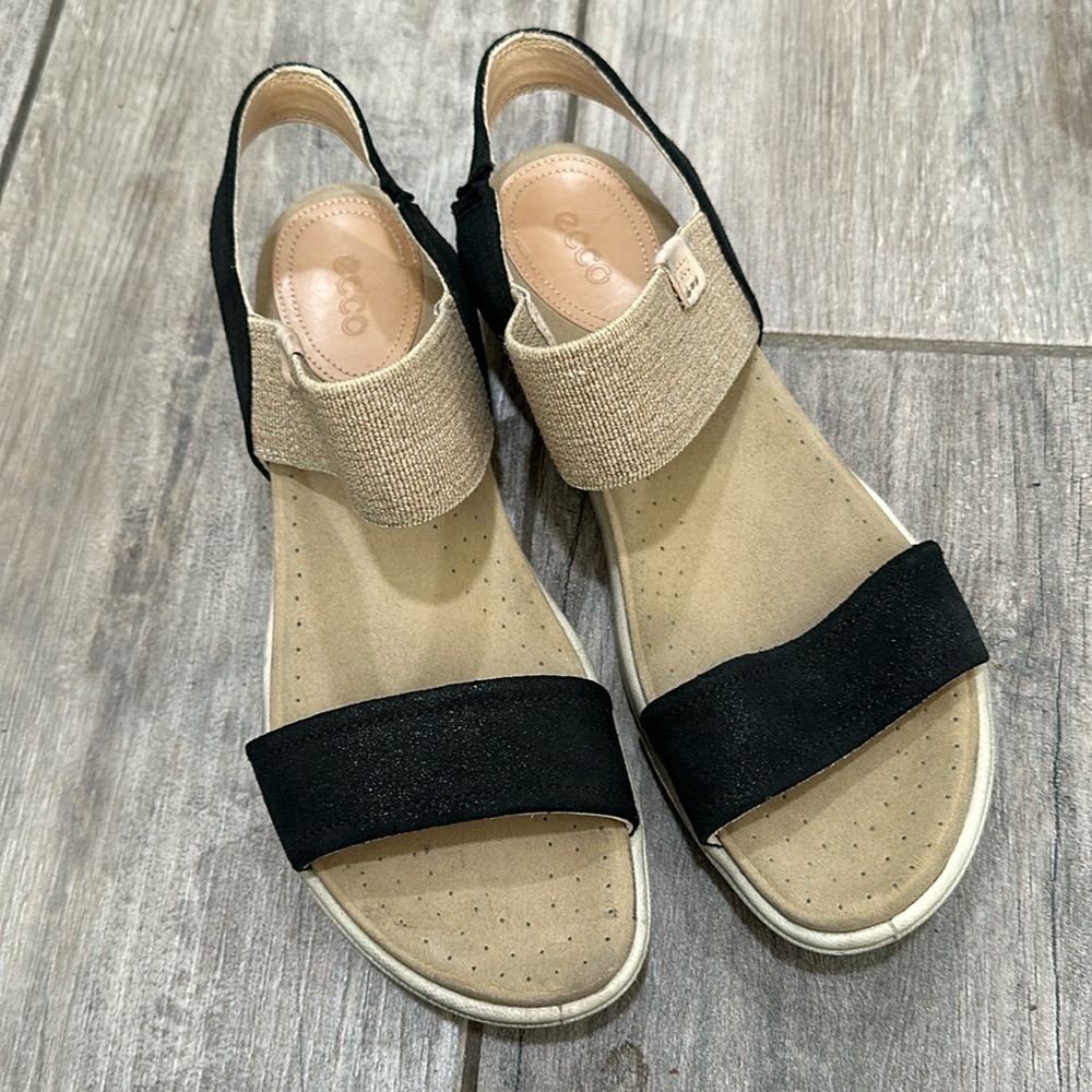Ecco Damara Slingback Sandals black / natural